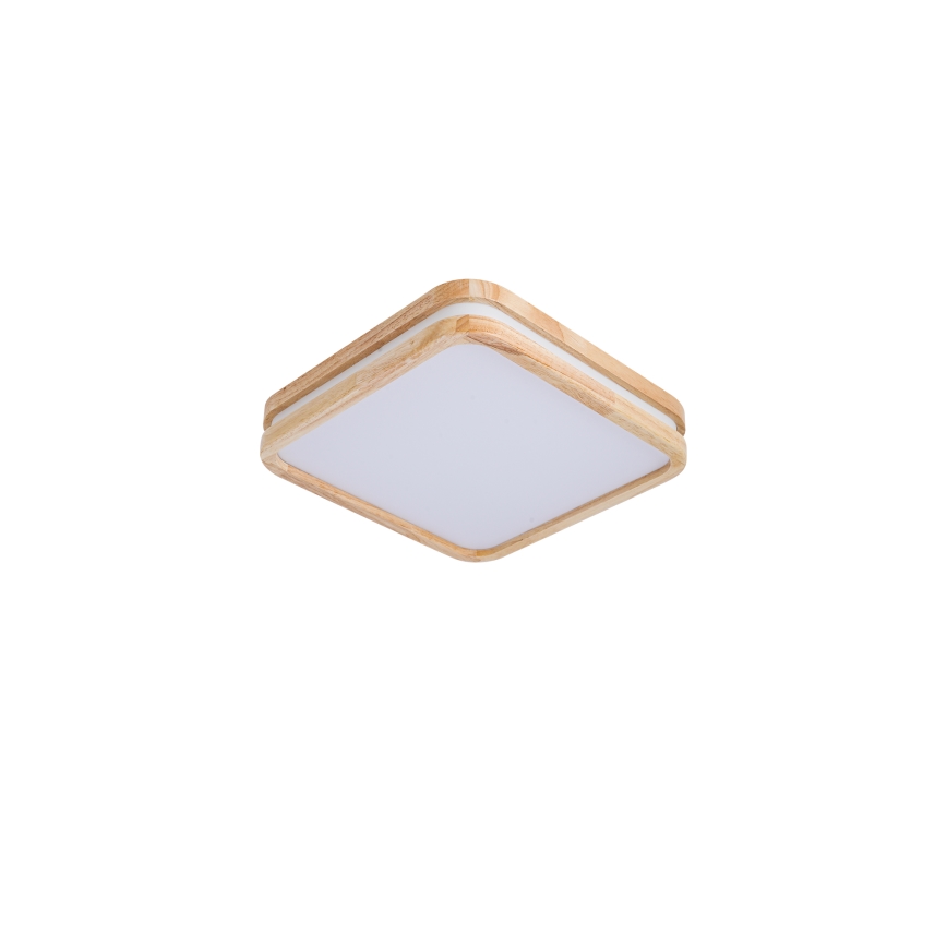 Brilagi - LED plafondlamp MOLINA SQUARE LED/32W/230V 3000/4000/6000K eiken 30x30 cm