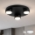 Brilagi - LED plafondlamp MONO 3xGX53/30W/230V Ø 30 cm zwart