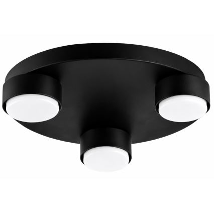 Brilagi - LED plafondlamp MONO 3xGX53/30W/230V Ø 30 cm zwart