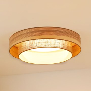 Brilagi - LED Plafondlamp MONTANA BOHO LED/26W/230V diameter 60 cm bruin