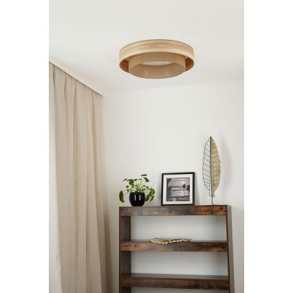 Brilagi - LED Plafondlamp MONTANA BOHO LED/26W/230V diameter 60 cm bruin