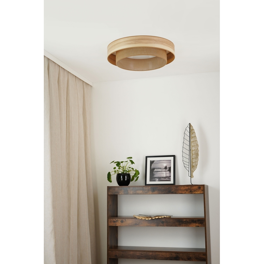 Brilagi - LED Plafondlamp MONTANA BOHO LED/26W/230V diameter 60 cm bruin