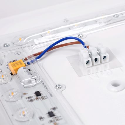 Brilagi - LED plafondlamp PILANA LED/24W/230V eik/wit 32x32 cm