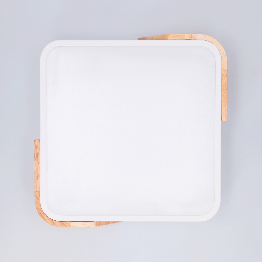 Brilagi - LED plafondlamp PILANA LED/24W/230V eik/wit 32x32 cm