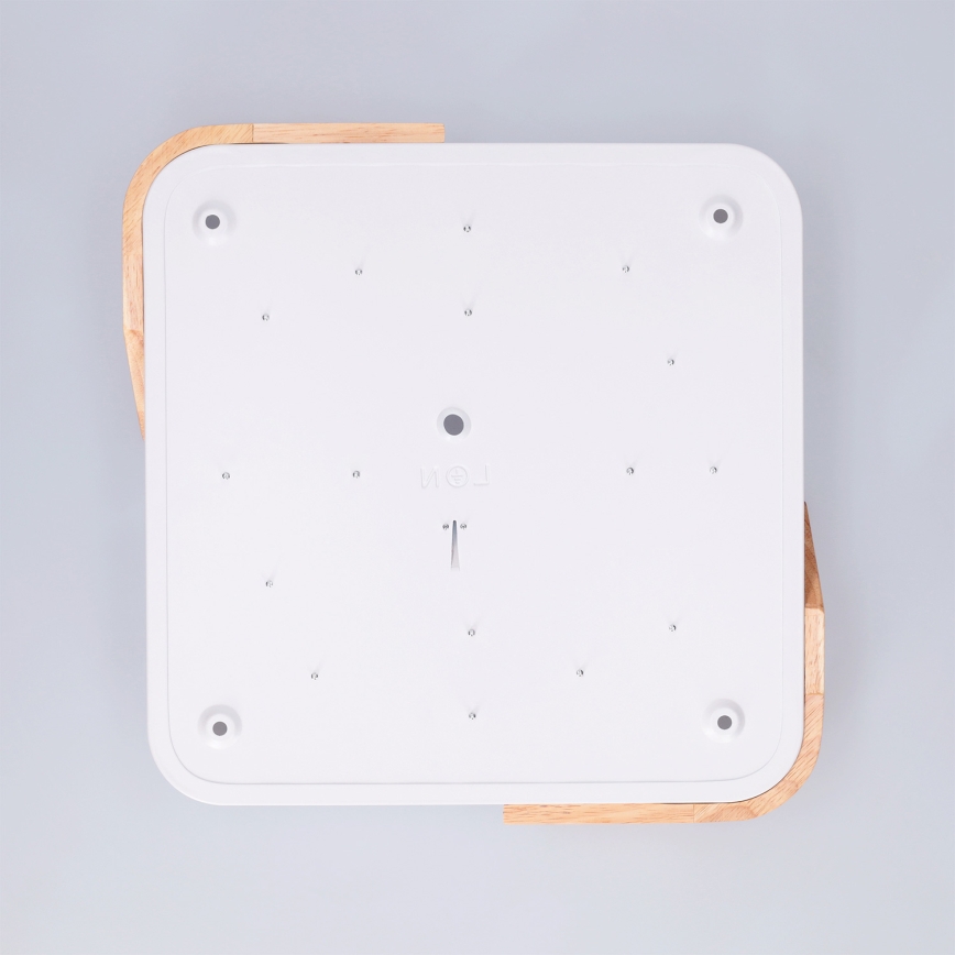 Brilagi - LED plafondlamp PILANA LED/24W/230V eik/wit 32x32 cm