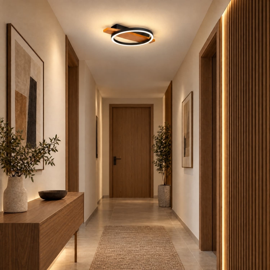 BRILAGI - LED-plafondlamp PLANK LED/16W/230V 4000K 30x40 cm hout