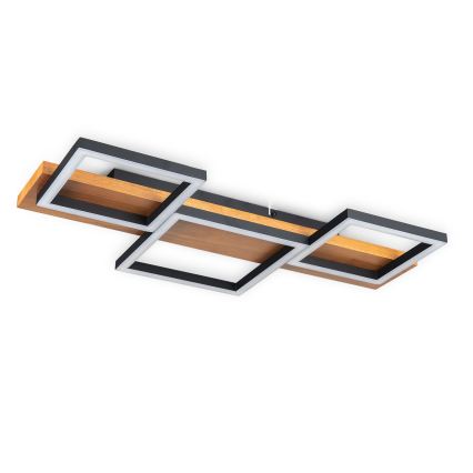 BRILAGI - LED plafondlamp PLANK LED/30W/230V 4000K 34,5x65 cm hout