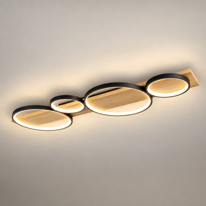BRILAGI - LED plafondlamp PLANK LED/38W/230V 4000K 40x120 cm hout