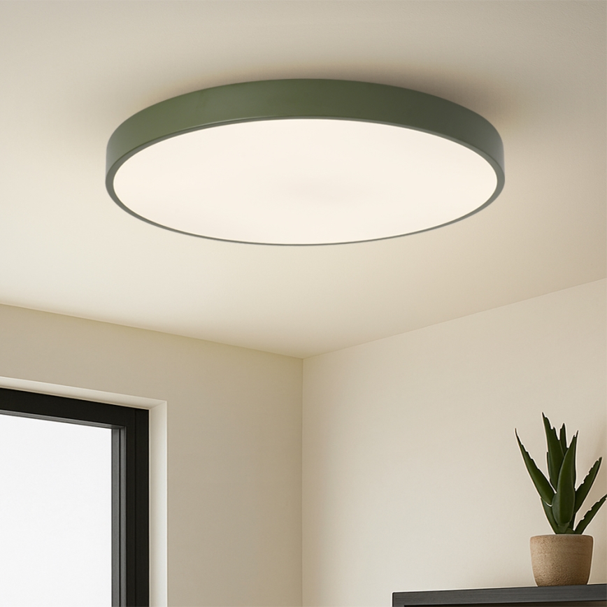 Brilagi - LED-plafondlamp POOL LED/100W/230V 3000/4000/6000K Ø 80 cm groen