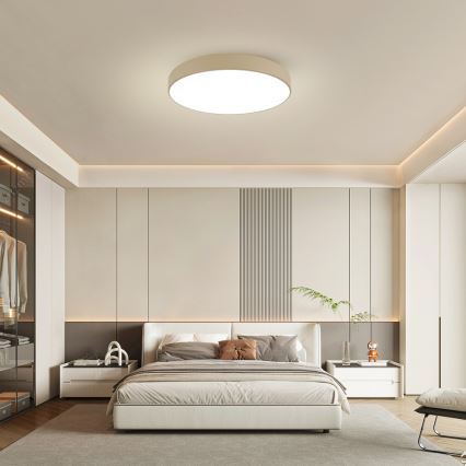 Brilagi - LED plafondlamp POOL LED/100W/230V 3000/4000/6000K Ø 80 cm beige