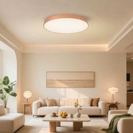Brilagi - LED plafondlamp POOL LED/100W/230V 3000/4000/6000K Ø 80 cm bronskleurig