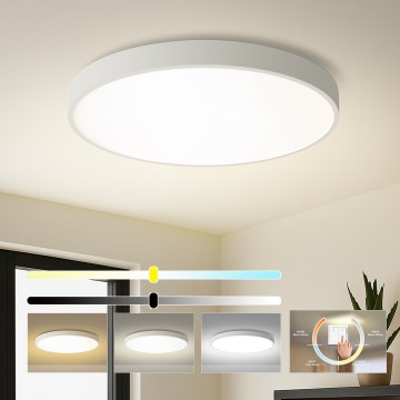 Brilagi - LED-plafondlamp POOL LED/100W/230V 3000/4000/6000K Ø 80 cm, wit