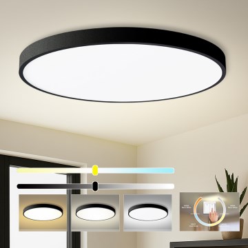 Brilagi - LED plafondlamp POOL LED/180W/230V 3000/4000/6000K Ø 120 cm zwart