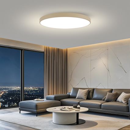 Brilagi - LED-plafondlamp POOL LED/180W/230V 3000/4500/6000K Ø 120 cm beige