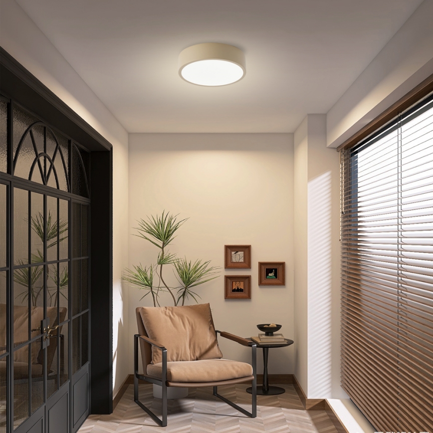Brilagi - LED-plafondlamp POOL LED/18W/230V 3000/4000/6000K Ø 20 cm beige