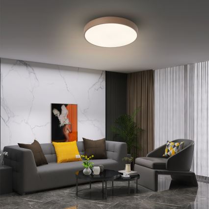 Brilagi - LED-plafondlamp POOL LED/36W/230V 3000/4000/6000K Ø 30 cm bruin