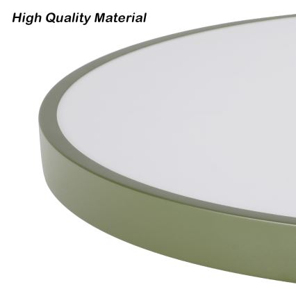 Brilagi - LED plafondlamp POOL LED/36W/230V 3000/4000/6000K Ø 30 cm groen