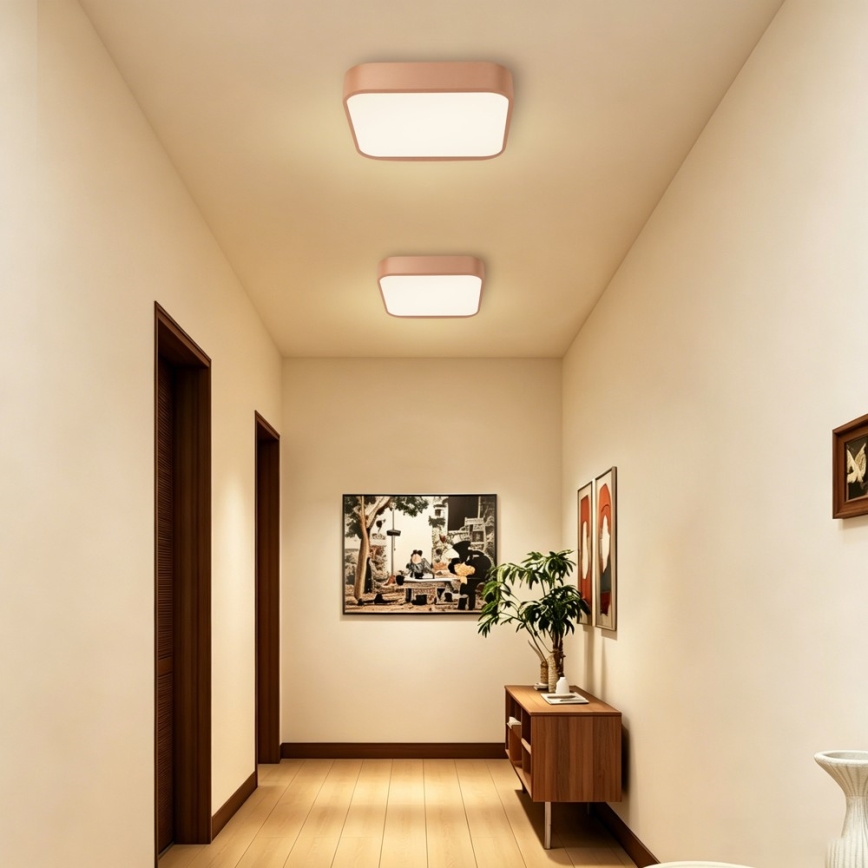 Brilagi - LED plafondlamp POOL LED/36W/230V 3000/4000/6000K 40x40 cm bronskleurig