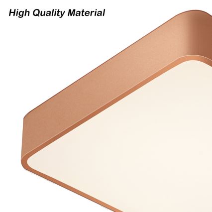 Brilagi - LED plafondlamp POOL LED/36W/230V 3000/4000/6000K 40x40 cm bronskleurig