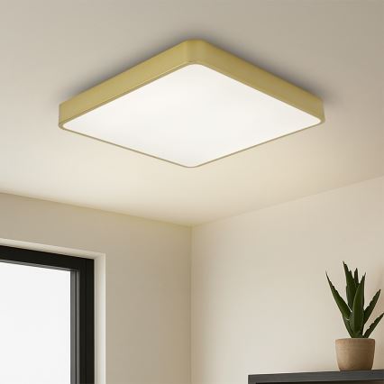 Brilagi - LED plafondlamp POOL LED/36W/230V 3000/4000/6000K 40x40 cm goudkleurig