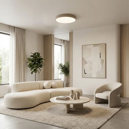 Brilagi - LED-plafondlamp POOL LED/36W/230V 3000/4000/6000K Ø 30 cm beige