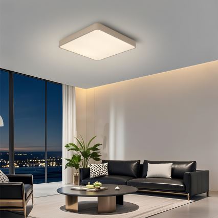 Brilagi - LED plafondlamp POOL LED/36W/230V 3000/4500/6000K 40x40 cm beige