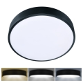 Brilagi - LED Plafondlamp POOL LED/36W/230V 3000/4500/6000K diameter 30 cm zwart