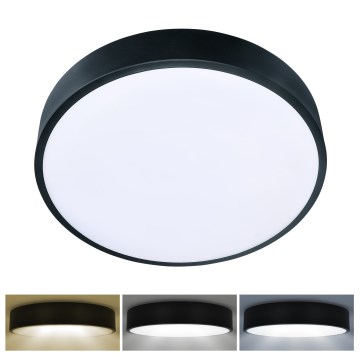 Brilagi - LED Plafondlamp POOL LED/36W/230V 3000/4500/6000K diameter 30 cm zwart