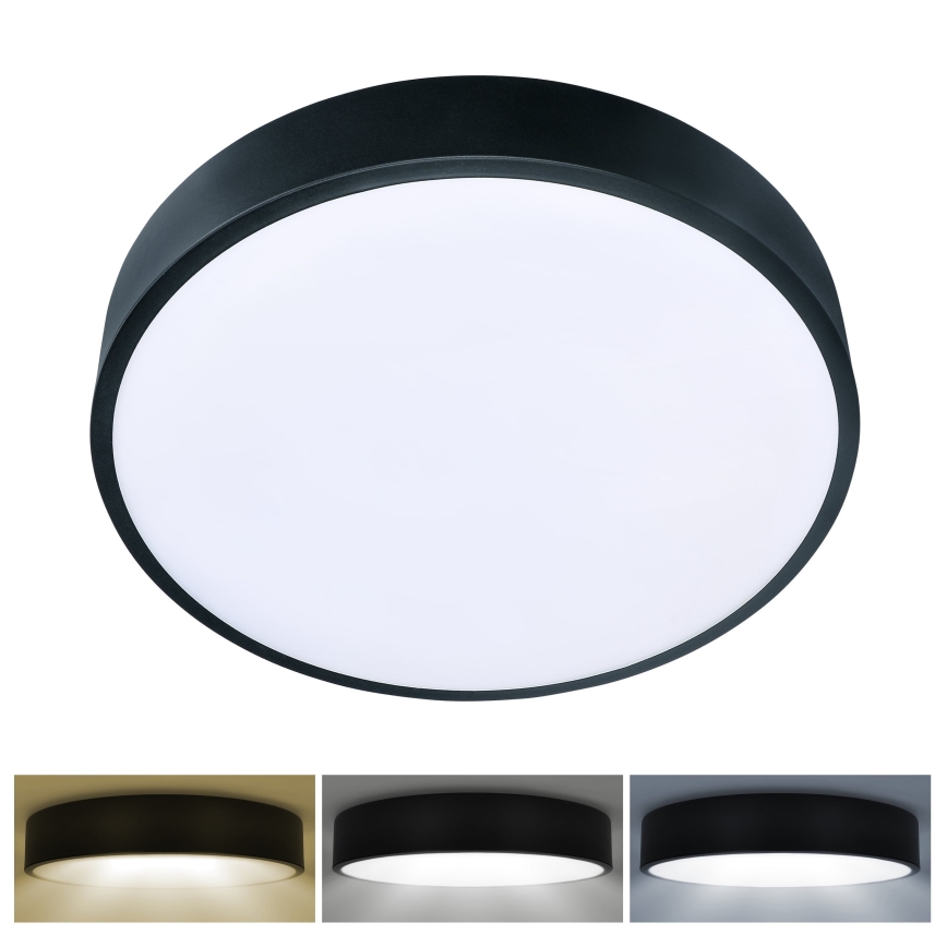 Brilagi - LED Plafondlamp POOL LED/36W/230V 3000/4500/6000K Ø 30 cm zwart