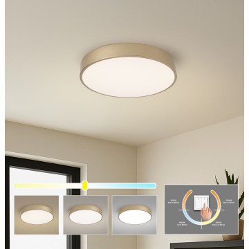 Brilagi - LED-plafondlamp POOL LED/48W/230V 3000/4000/6000K Ø 40 cm goudkleurig