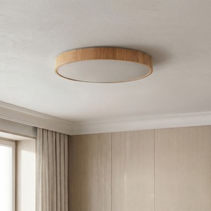 Brilagi - LED-plafondlamp POOL LED/48W/230V 3000/4000/6000K Ø 40 cm houtdecor