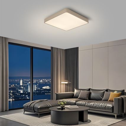 Brilagi - LED plafondlamp POOL LED/48W/230V 3000/4500/6000K 50x50 cm beige