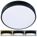 Brilagi - LED Plafondlamp POOL LED/48W/230V 3000/4500/6000K diameter 40 cm zwart