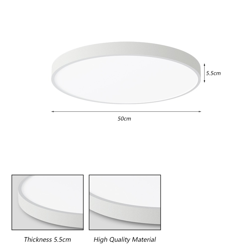 Brilagi - LED-plafondlamp POOL LED/60W/230V 3000/4000/6000K 50 cm wit