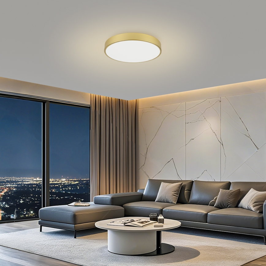 Brilagi - LED plafondlamp POOL LED/60W/230V 3000/4000/6000K Ø 60 cm goudkleurig