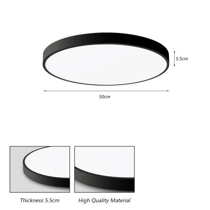 Brilagi - LED plafondlamp POOL LED/60W/230V 3000/4500/6000K 50 cm