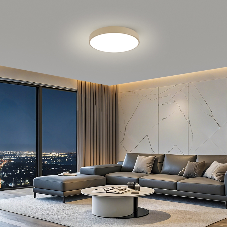 Brilagi - LED-plafondlamp POOL LED/60W/230V 3000/4500/6000K Ø 60 cm beige