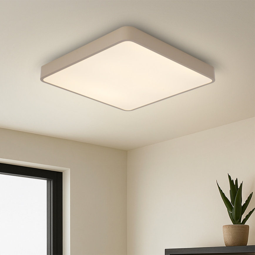 BRILAGI - LED plafondlamp POOL SQUARE LED/36W/230V 3000/4000/6000K 40x40 cm beige