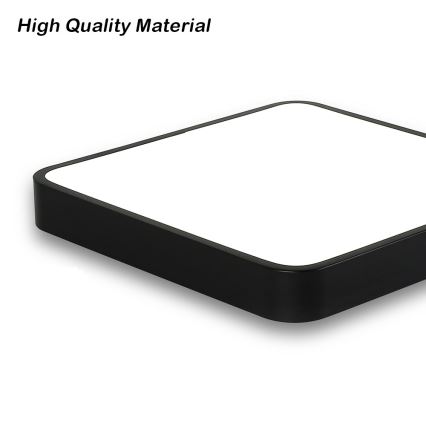 Brilagi - LED Plafondlamp POOL SQUARE LED/36W/230V 3000/4500/6000K 40x40 cm zwart