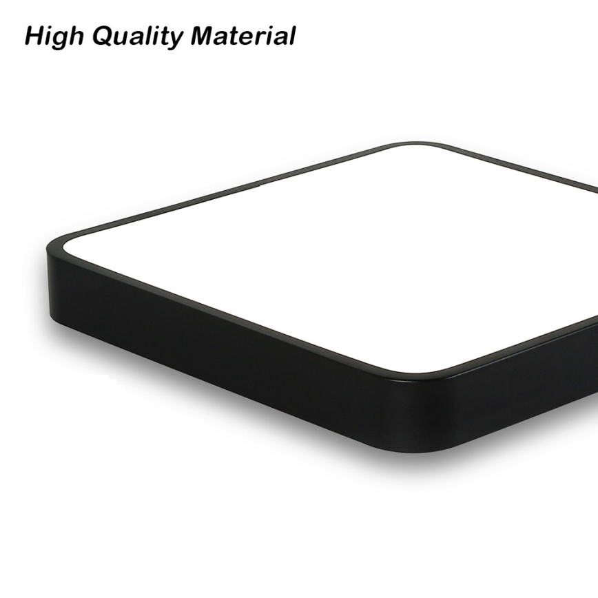 Brilagi - LED Plafondlamp POOL SQUARE LED/36W/230V 3000/4500/6000K 40x40 cm zwart