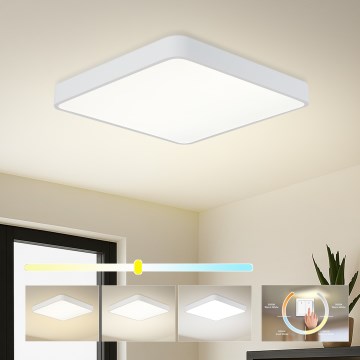 Brilagi - LED plafondlamp POOL SQUARE LED/48W/230V 3000/4000/6000K 50x50 cm wit