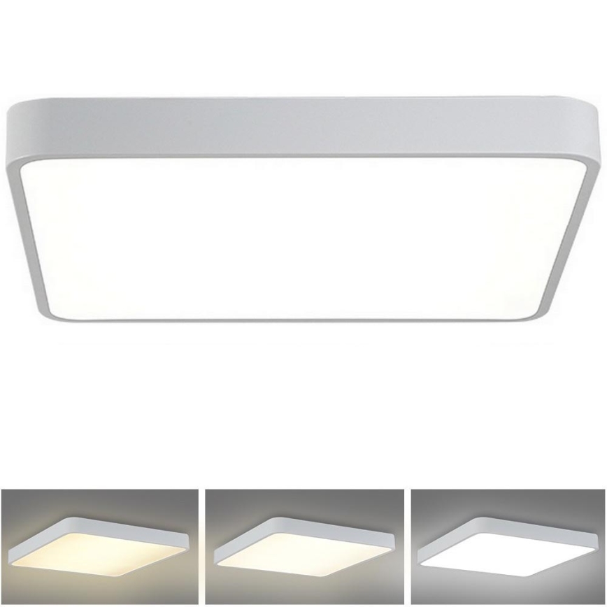Brilagi - LED Plafondlamp POOL SQUARE LED/48W/230V 3000/4500/6000K 50x50 cm wit
