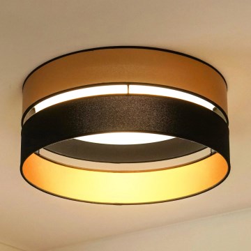 Brilagi - LED Plafondlamp ROYAL LED/24W/230V diameter 45 cm zwart/goud