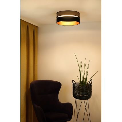 Brilagi - LED Plafondlamp ROYAL LED/24W/230V diameter 45 cm zwart/goud