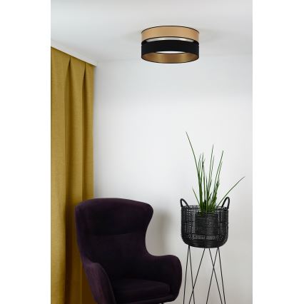 Brilagi - LED Plafondlamp ROYAL LED/24W/230V diameter 45 cm zwart/goud