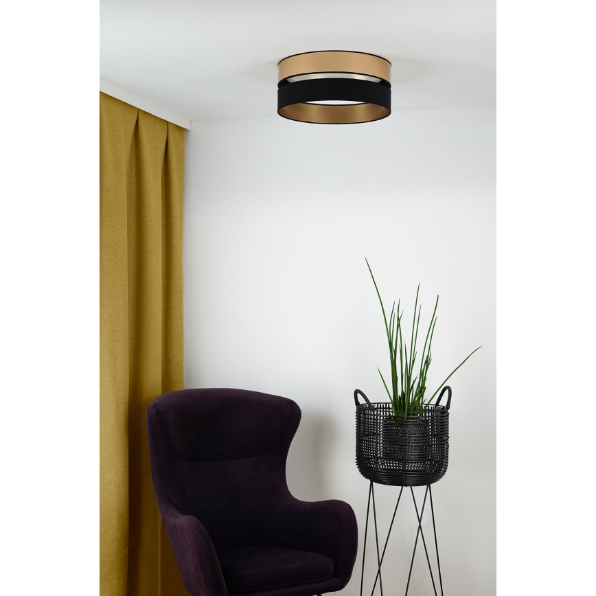 Brilagi - LED Plafondlamp ROYAL LED/24W/230V diameter 45 cm zwart/goud