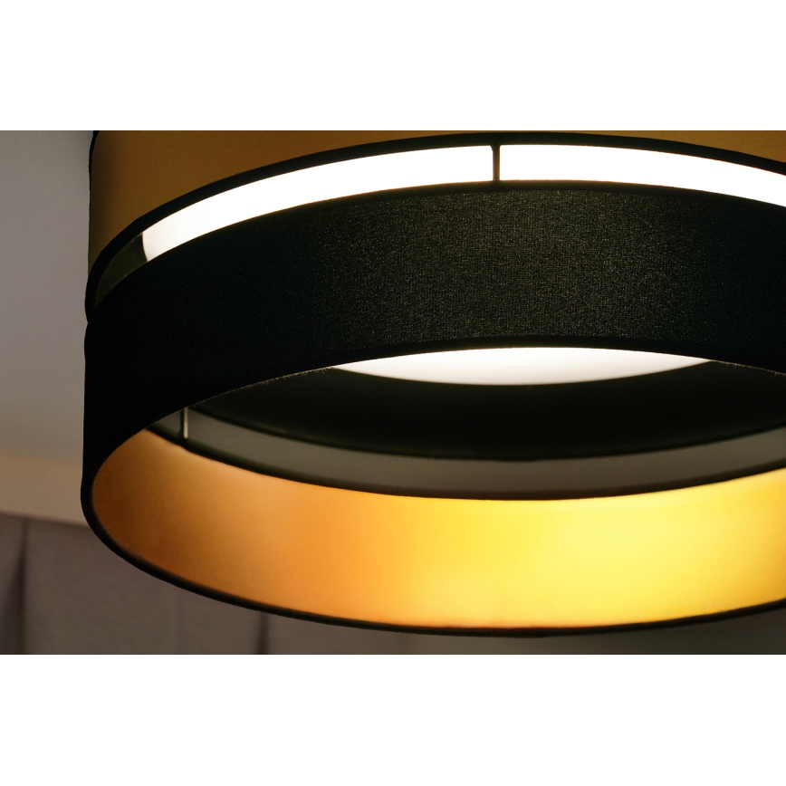 Brilagi - LED Plafondlamp ROYAL LED/24W/230V diameter 45 cm zwart/goud
