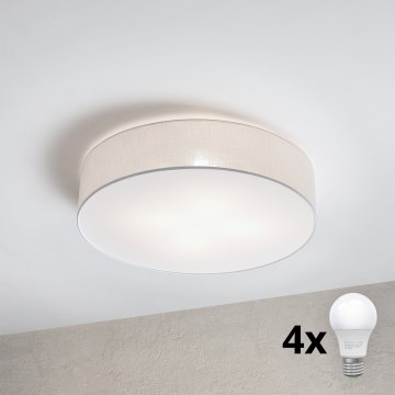 Brilagi - LED plafondlamp SIRIJA 4xE27/15W/230V pr. 60 cm wit