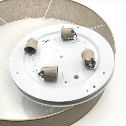 Brilagi - LED-plafondlamp SIRIJA 4xE27/15W/230V Ø 60 cm beige