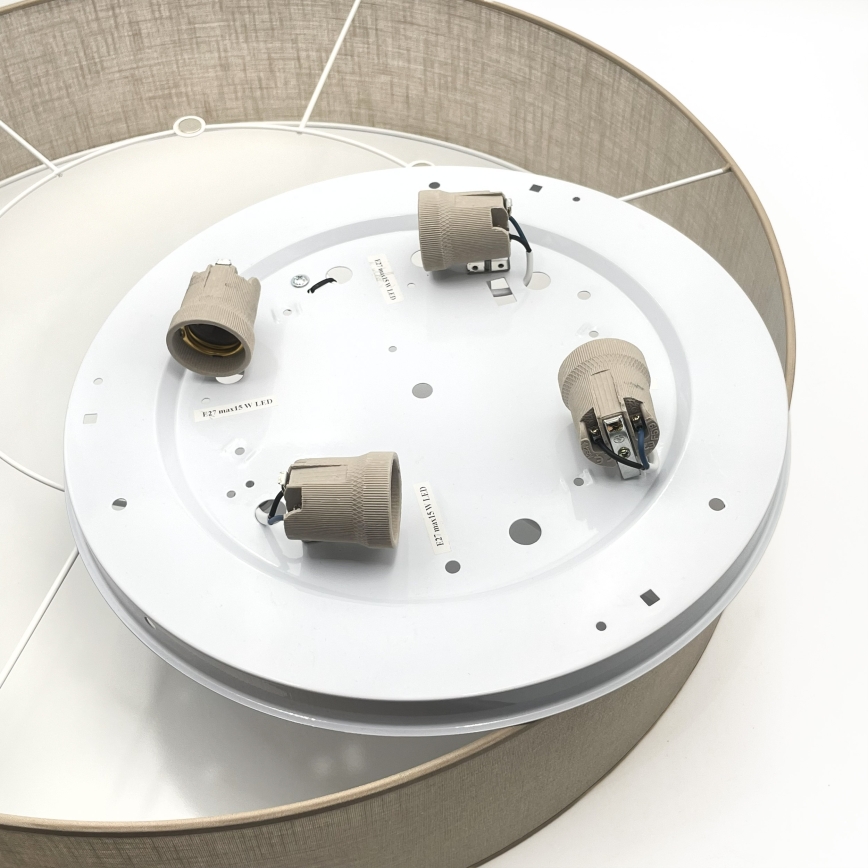 Brilagi - LED-plafondlamp SIRIJA 4xE27/15W/230V Ø 60 cm beige